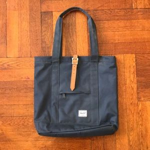 Herschel navy tote bag